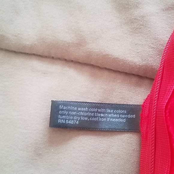 The Limited Red Silky Tank Top - Picture 7 of 8